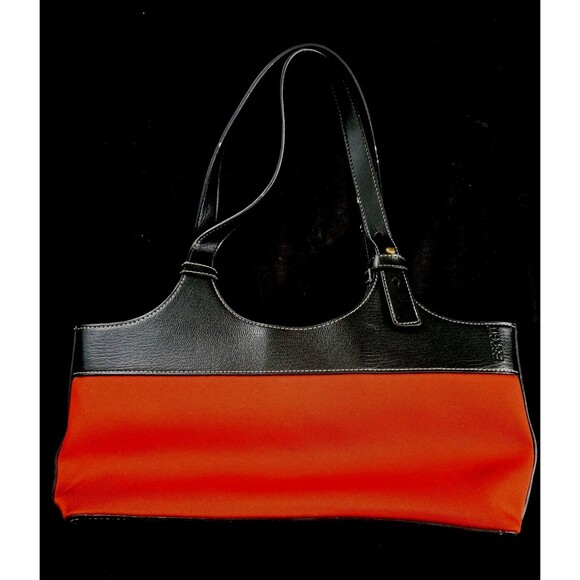 ESPRIT Handbag Purse Red and Black - Picture 1 of 9